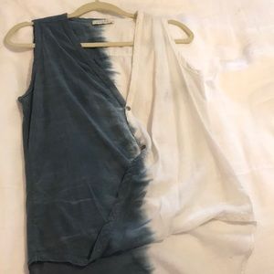 Stark tie dye wrap tank